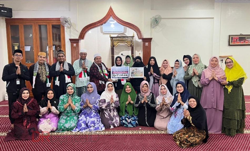 Pengajian An Nur Salurkan Donasi Palestina Rp17 Juta Lewat DDW