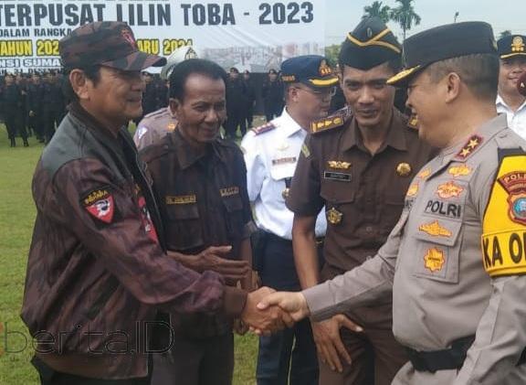 Pj Gubsu Pimpin Gelar Pasukan Lilin Toba, Syaiful Syafri Minta KBPP Polri Sumut Ikut Sukseskan
