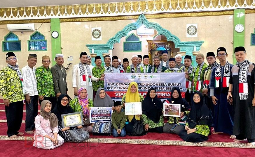 Dewan Masjid Indonesia Donasi Rp200 Juta Untuk Palestina