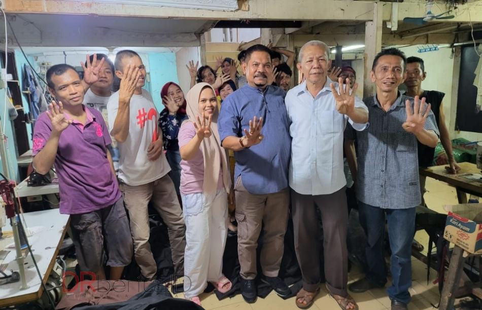 Pelaku Usaha Konfeksi Jalan Bromo Pilih Rahudman Harahap Jadi Anggota DPR RI