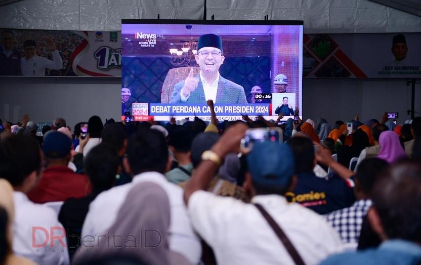 Debat Capres, Anies Trending Topik Pimpin Indonesia