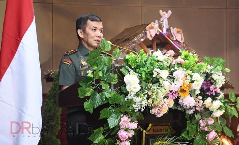 Mayjen Hasan Titip Harapan Buat Prajurit di Perayaan Natal