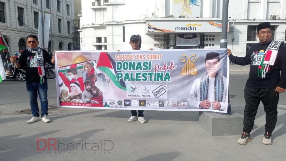 Sahabat UAS Sumut Galang Donasi Peduli Palestina
