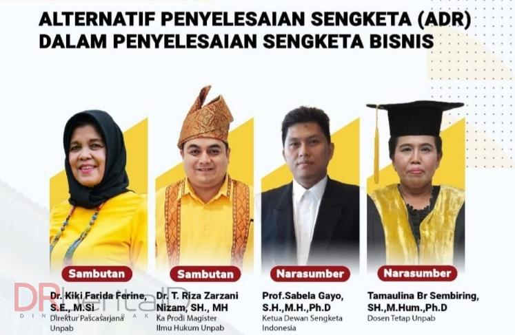 Magister Hukum UNPAB Gelar Diskusi Ilmiah, Bahas Alternatif Penyelesaian Sengketa