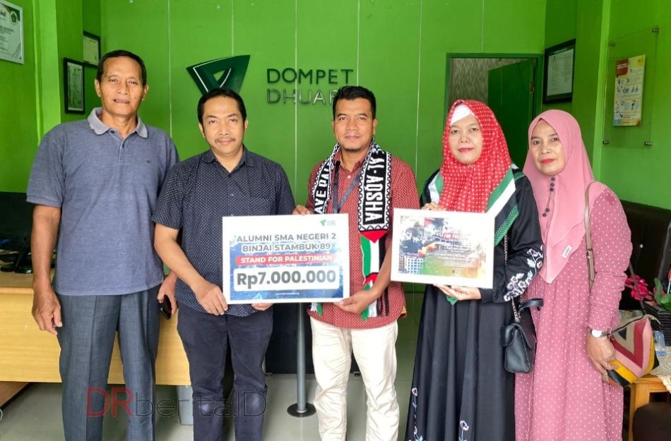 Muslim SMANDA 89 Binjai Salurkan Donasi Peduli Palestina