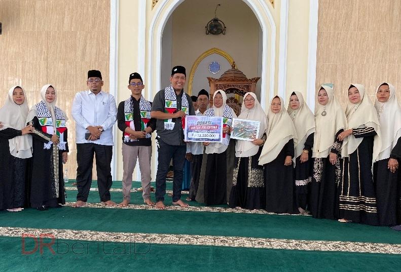 Perwiridan Akbar Al Hidayah Sei Mencirim Sunggal Kutalimbaru Salurkan Donasi Palestina Rp12 Juta