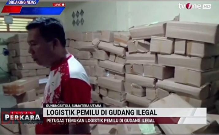 Gudang Ilegal di Nias, KPU Sumut: Informasi Itu Keliru dan Sesat