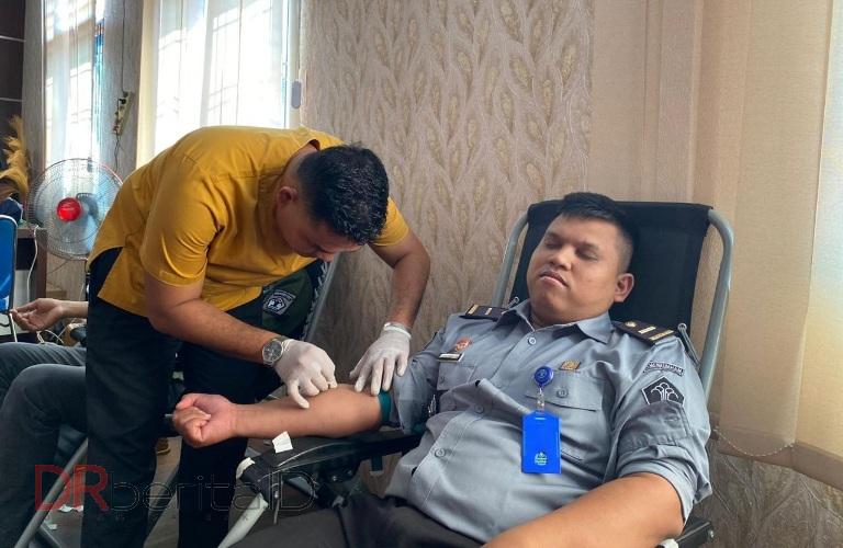 Imigrasi Sibolga Donor Darah Sambut Hari Bhakti 26 Januari