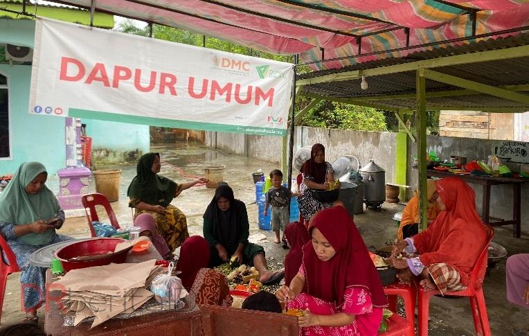 Banjir di Labuhanbatu, DDW Dirikan Dapur Umum dan Posko Hangat Bagi Penyintas