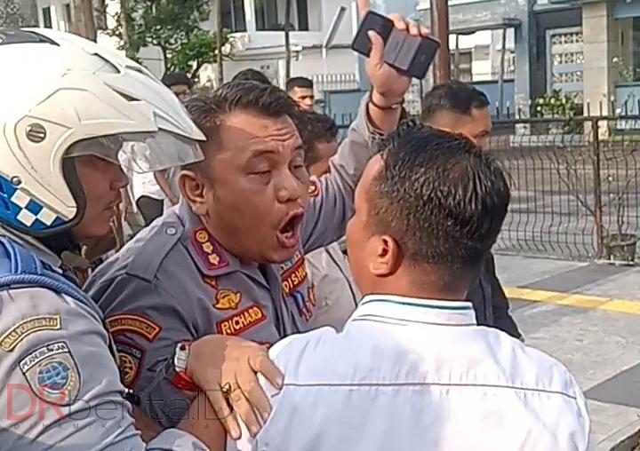 Tak Beretika, Dishub Medan Buat Onar Depan Kantor TPD AMIN Sumut