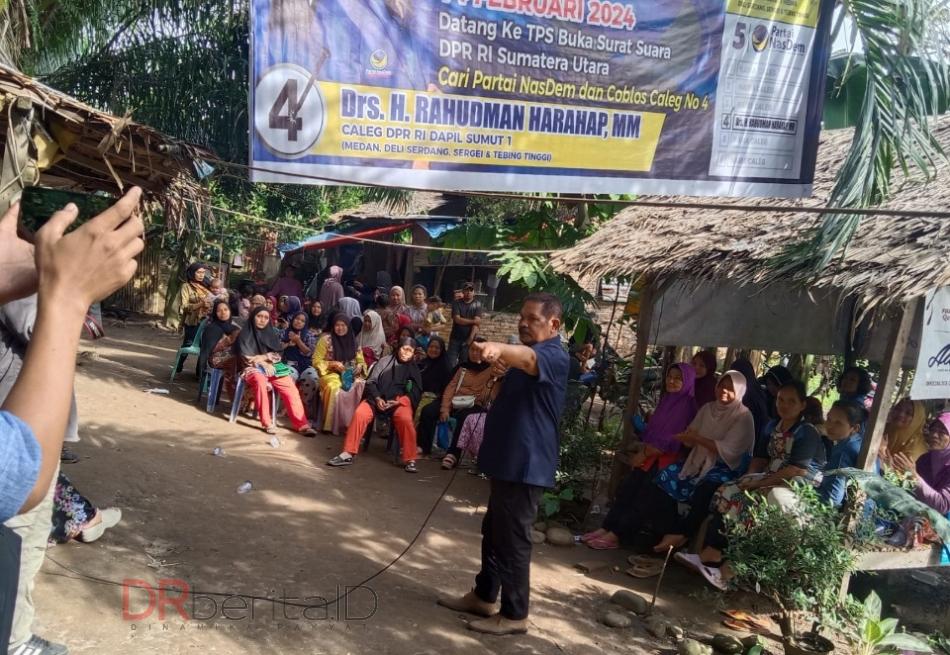 Rahudman Ingin Hapus Tanah Garapan di Pinggiran Kota Medan