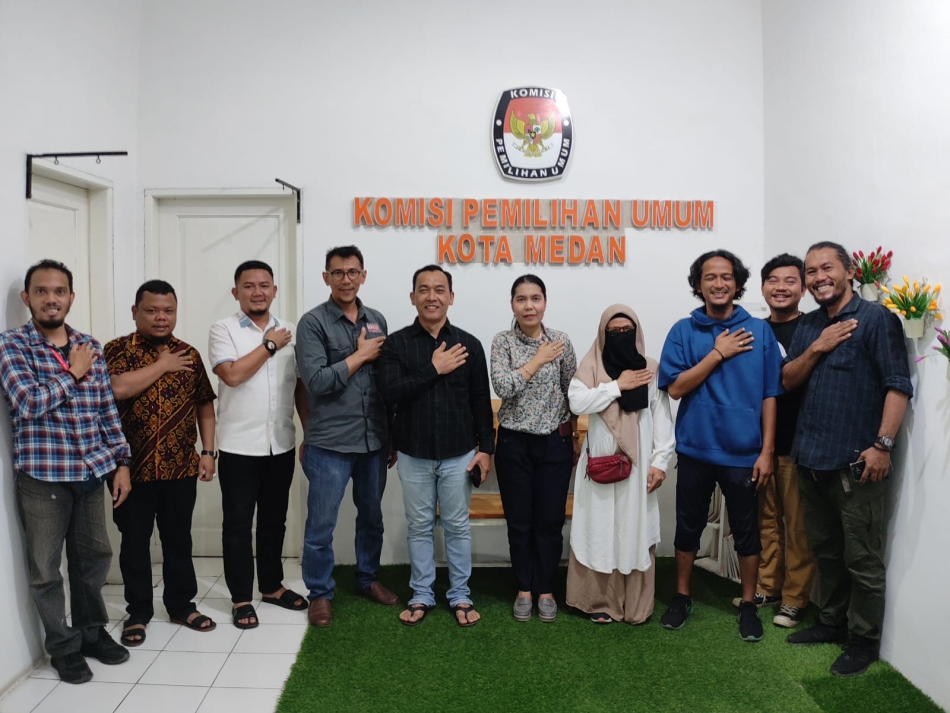 Jelang Hari Pencoblosan, PFI Medan dan KPU Medan Diskusi soal Pemilu 2024
