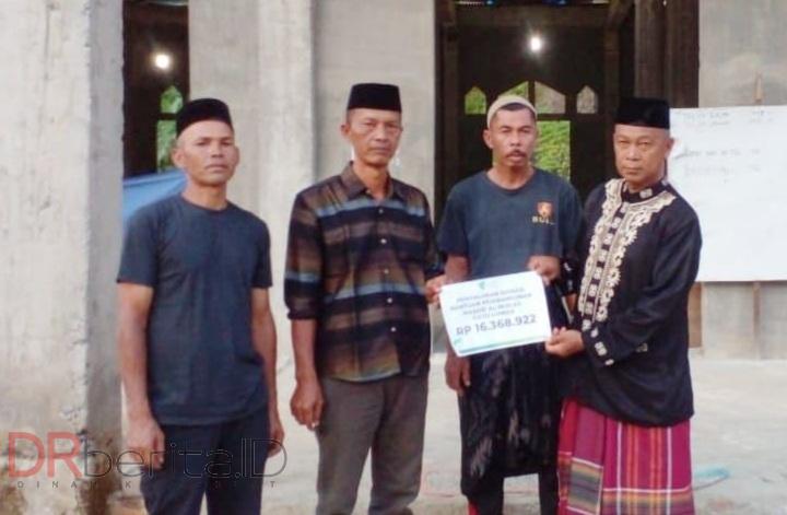 DDW Salurkan Bantuan Tahap 2 Pembangunan Masjid Al Ikhlas Gayo Luwes