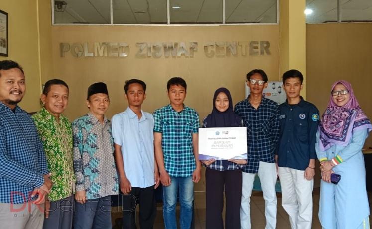 Kajur Teknik Elektro Dr. Ir. Afritha Amelia, ST. MT Kunjungi Ziswaf Center Politeknik Medan