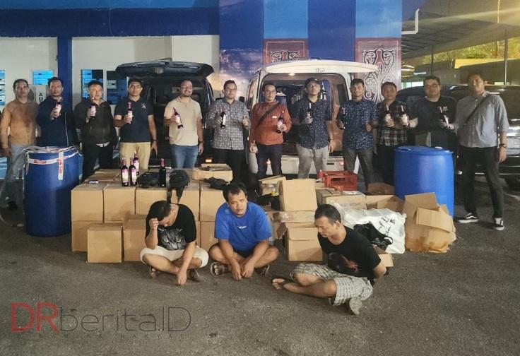 Polisi Kebobolan, Intel Kodam Gerebek Pabrik Miras Oplosan di Medan