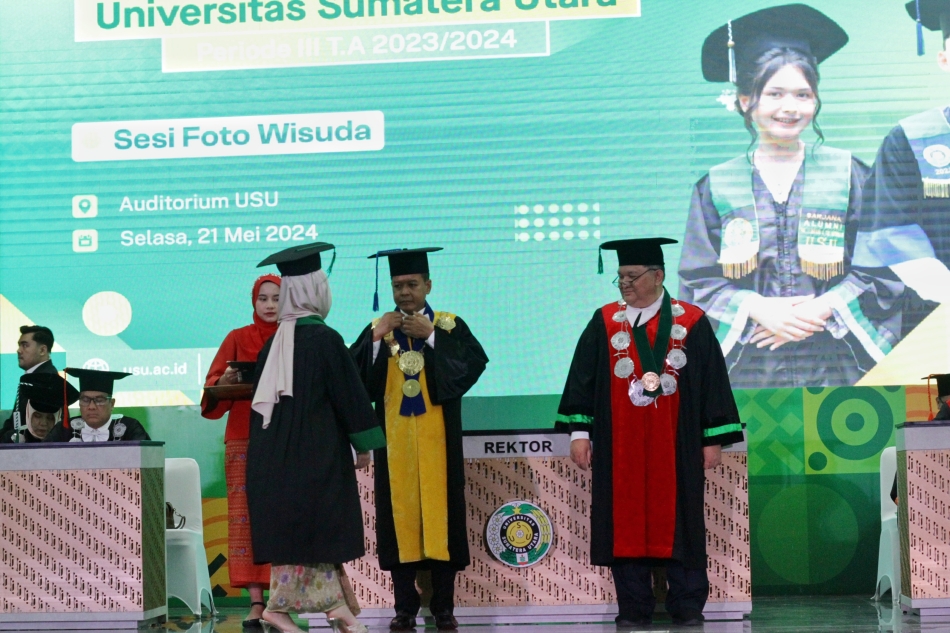 2211 Wisudawan USU Selesaikan Pendidikan, Ada 9 Orang Bergelar Cumlaude