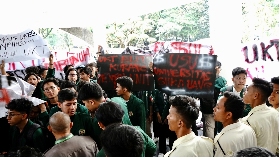 Mahasiswa USU Demo soal Kenaikan UKT, Ini Penjelasan Pihak Rektorat
