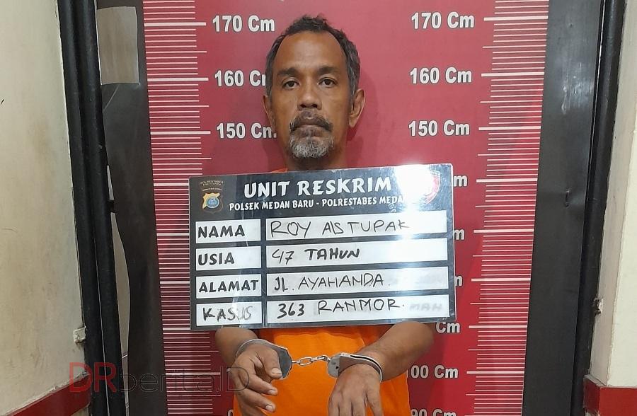 Pelaku Curanmor Terkapar Ditembak Petugas Poksel Medan Baru