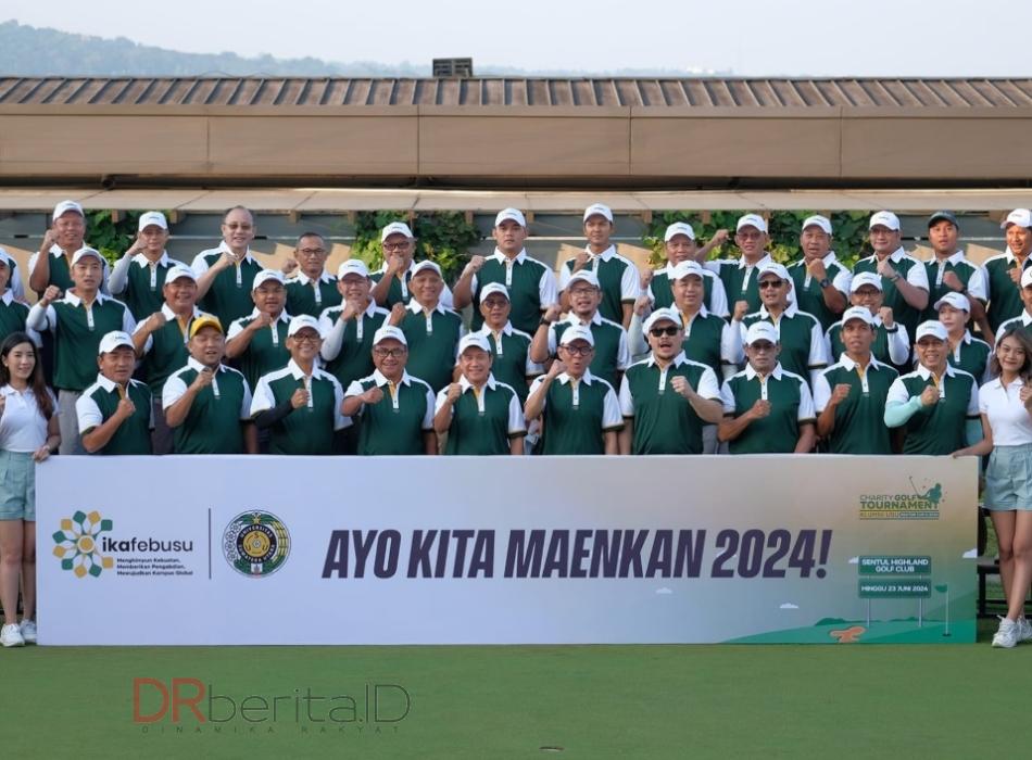 IKAFEB Gelar Charity Golf Turnamen Alumni USU Rektor Cup II