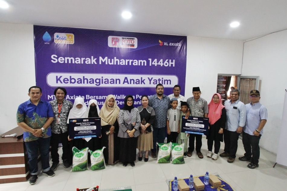 Sambut Tahun Baru Islam, MTXL Salurkan Bantuan Sosial di Siantar