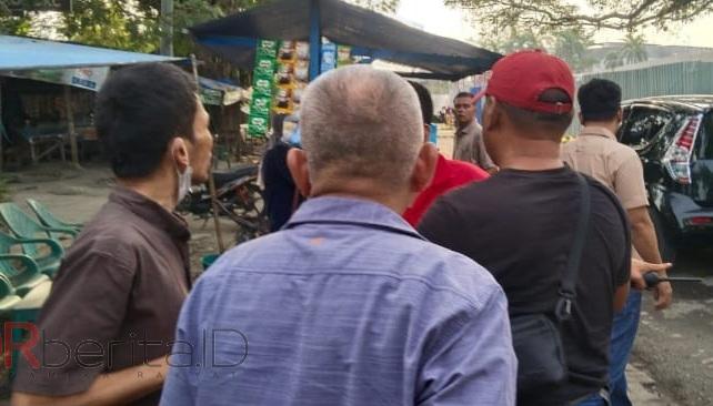 Scurity Proyek Stadion Teladan Medan Usir Wartawan Meliput Dengan Arogan