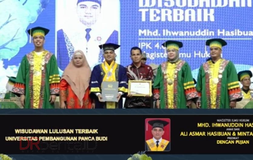 Putra Palas Lulusan Terbaik Program Studi Magister Ilmu Hukum ke 72 UNPAB Medan 2024