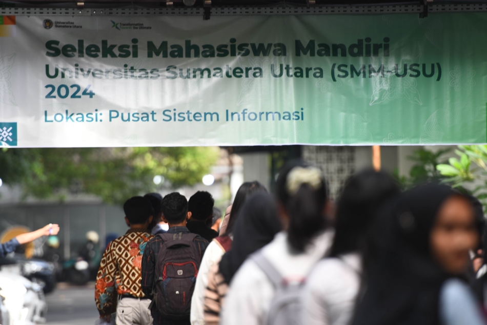 2.891 Kursi Tersedia untuk Jalur Mandiri di USU, Pesertanya Tembus 5.396