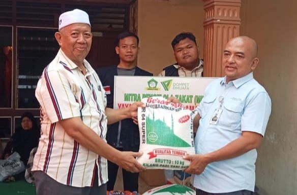 MPZ Amaliyah Salurkan Bantuan Logistik Untuk Warga Terdampak Kebakaran Medan Tembung