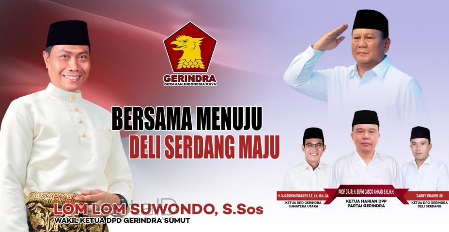 Lom Lom Suwondo Kandidat Kuat Pendamping Asri Ludin Tambunan di Pilkada Deliserdang
