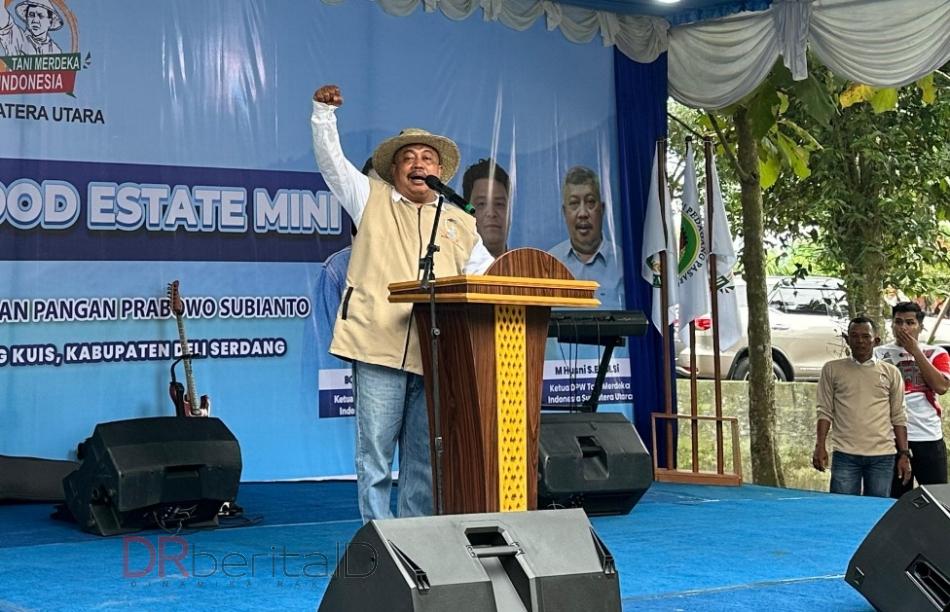 Launching Food Estate, Ketua TMI Sumut Harapkan Kedaulatan Pangan di Sumut