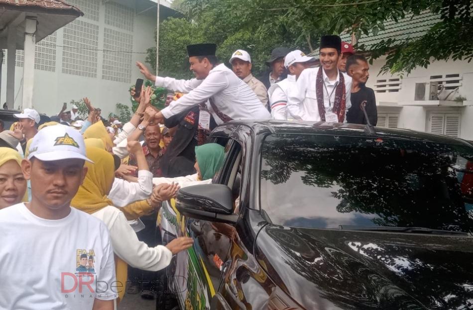 Diawasi Intelijen, 10.000 Orang Antar Pasangan FAJA ke KPU Labuhanbatu