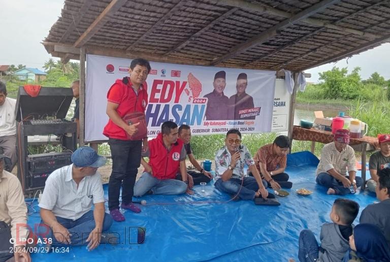 Pemilik Tambak dan Nelayan Medan Utara Dukung Edy Rahmayadi