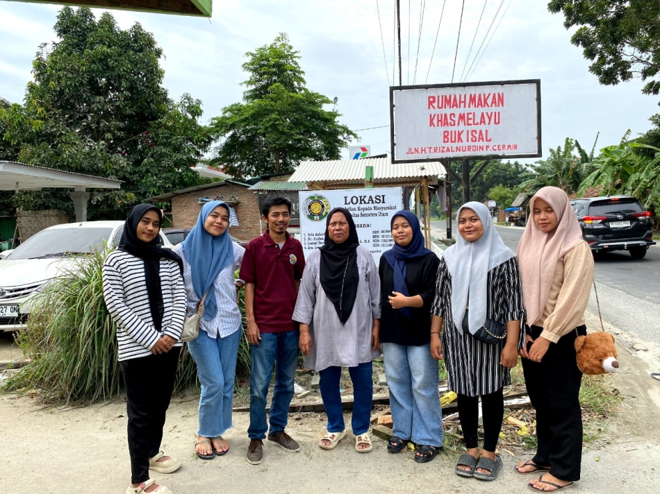 Dosen FIB USU Melakukan Pengabdian untuk Pengembangan Masakan Melayu di Pantai Cermin