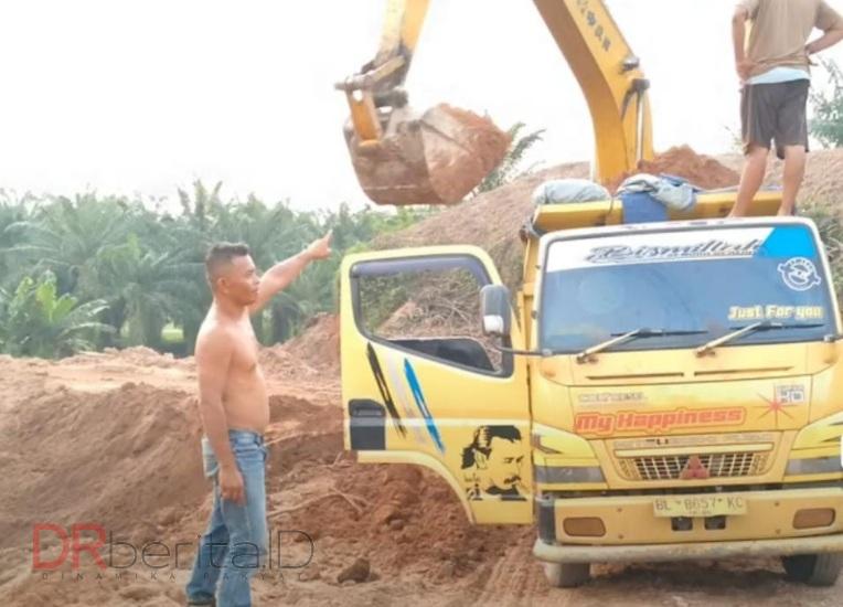Warga Pulau Gambar Sergai Resah Galian C Tanah Timbulkan Debu dan Kerusakan Jalan