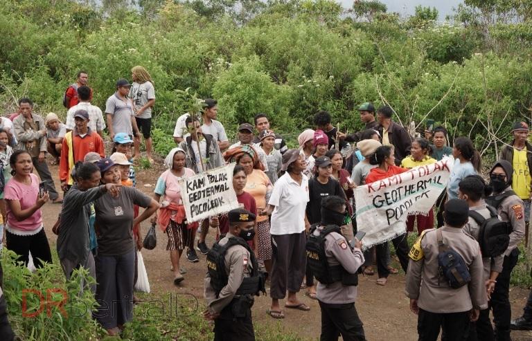 Aksi Massa dan Provokator Warnai Pengadaan Lahan PLTP Ulumbu di Manggarai