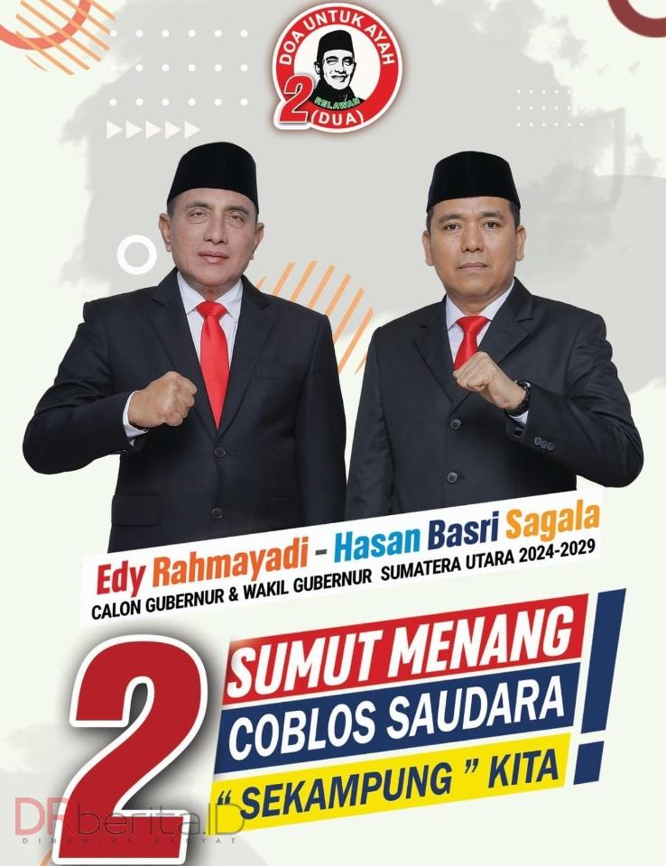 Relawan DUA Ajak Masyarakat Sumut Menangkan Edy - Hasan di Pilgubsu 27 November