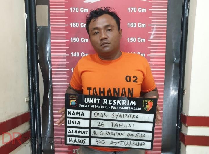Polisi Tembak 2 Kaki Pelaku Bongkar Toko Ponsel di Plaza Medan Fair