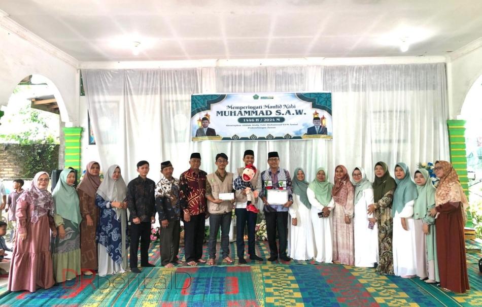 MTsN 2 Simalungun Donasi Palestina Saat Peringatan Maulid Nabi Muhammad SAW