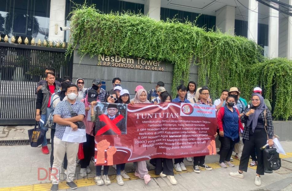 PPI Desak Ketum Nasdem Surya Paloh Pecat Ketua DPRD Labuhanbatu Positif Narkoba