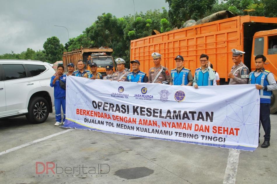 173 Kendaraan Terjaring Operasi Over Dimension Over Load (ODOL) di Jalan Tol Medan-Kualanamu-Tebing Tinggi