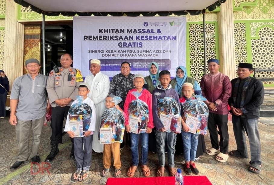 RSU Sufina Aziz dan DDW Gelar Khitan Massal  dan Pemeriksaan Kesehatan Gratis di Samosir