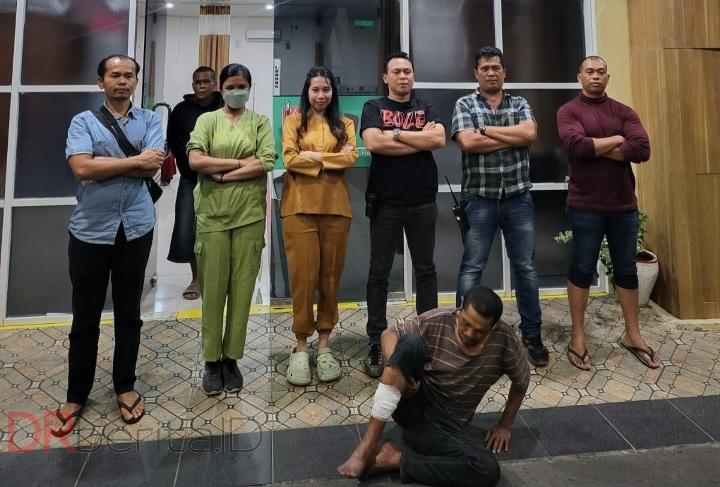 Sihar Togatorop Terkapar Ditembak Petugas Saat Pengembangan Kasus di Jalan Ayahanda Medan