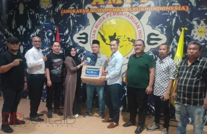 Jelang Hari Raya Idul Fitri1446 H, Ketua DPD AMPI Sumut Berbagi Bingkisan Kepada Anggota