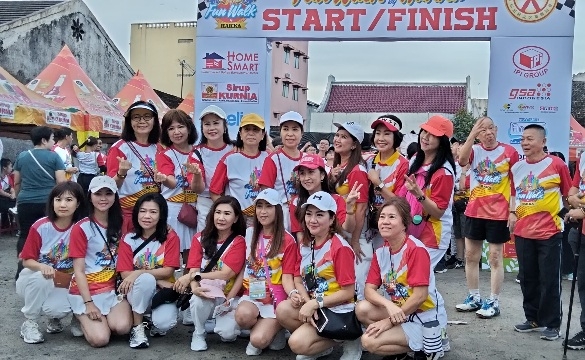 Demi Kesehatan, Ketua DPRD Medan Dukung Fun Walk dan Food Festival Perkumpulan Hakka Jaya 2025