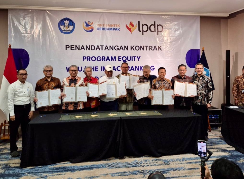 Rektor USU tandatangani Program Equity 2025 World Class University oleh Kemdiktisaintek