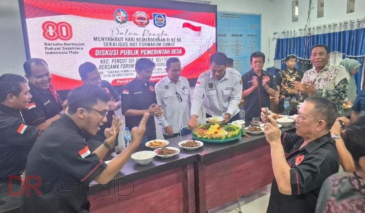 APDESI Percut Sei Tuan Rayakan Ulang Tahun Ke-4 Forwakum Sumut Secara Kejutan