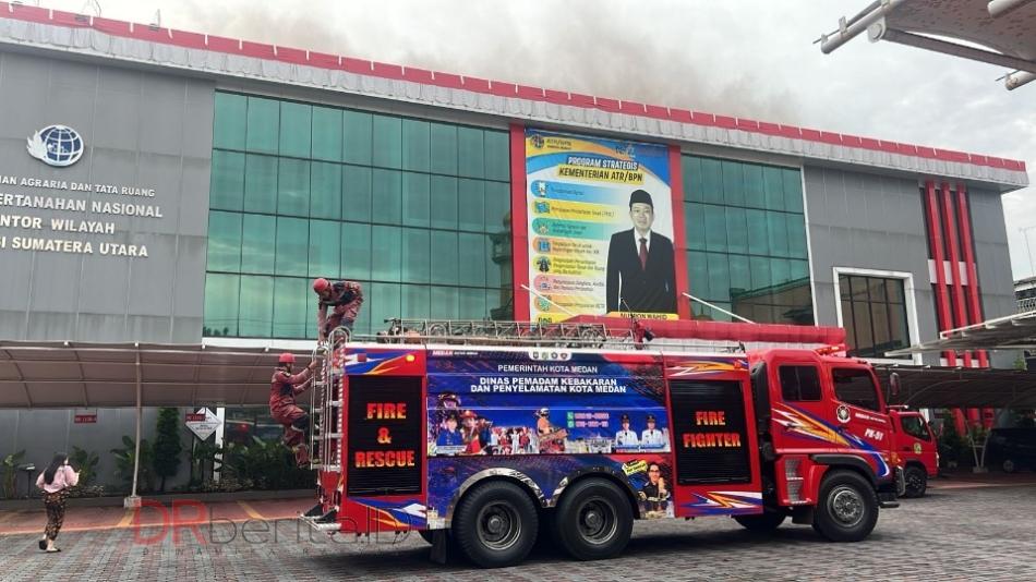 Dukung Kejaksaan, FABEM: Kantor BPN Sumut Terbakar atau Dibakar?