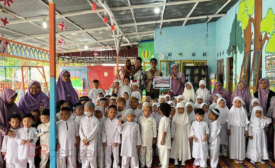 PAUD/TK IT Cendekia Siantar Tanamkan Rasa Peduli Lewat Donasi untuk Palestina
