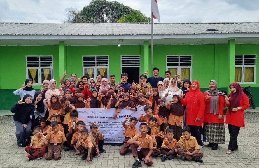 FK USU Gelar Program Sekolah Bebas TB dan Gizi Buruk di SD Swasta Fajar