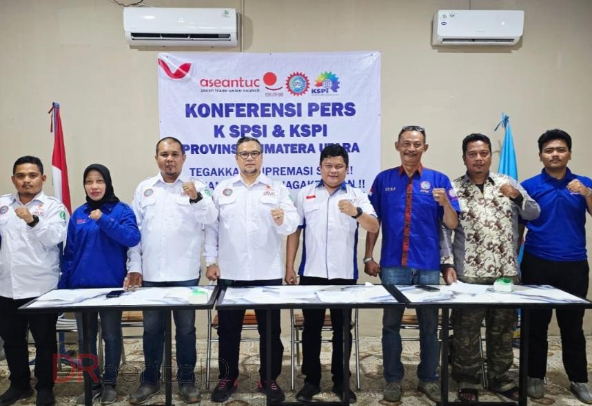 KSPSI dan KSPI Sumut: Tegakan Supremasi Sipil dan Sahkan RUU Ketenagakerjaan